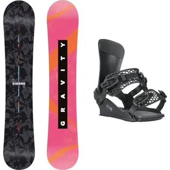 Snowboarding Gravity Sirene 25/26 dámský snowboard + Gravity Fenix black 25/26 vázání 156 cm + S (EU 37) + DÁREK + Doprava ZDARMA