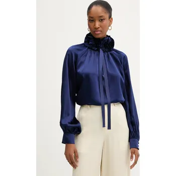 Dámská halenka Hedvábná halenka Luisa Spagnoli 542316 námořnická modř 59X, vel. L