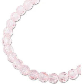 Dětské navlékací korálky Preciosa MC perle kulatá 4 mm Light Rose