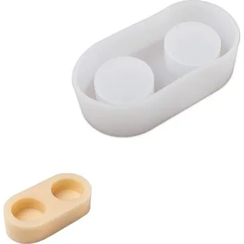 Svíčka Manumi Silikonová forma na stojan pro 2 čajové svíčky 130x60x30mm