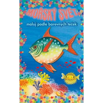 omalovánky AKIM Omalovánky maluj podle barevných teček - Mořský svět 358215