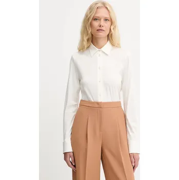 Pánské oblečení Bavlněná košile BOSS Bronta_Tuesday 50543691 béžová 01X, vel. 38