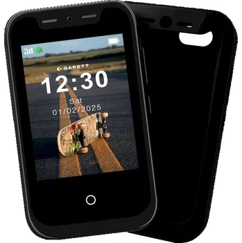 Mobilní telefon Garett Smartphone OneKid dětský telefon černý Černá