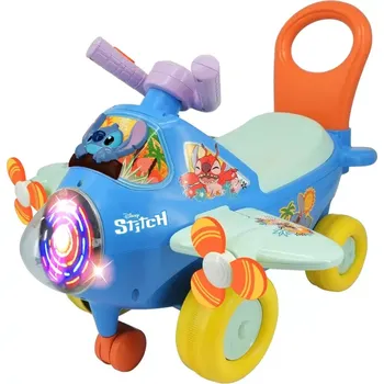 Odrážedlo Odrážedlo letadlo Stitch Kiddieland se zvukem a světlem