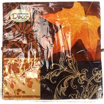 Papírový ubrousek Ubrousky javor list 33x33 cm X20