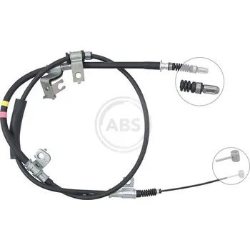 Lanko parkovací brzdy Tažné lanko, parkovací brzda A.B.S. K17536