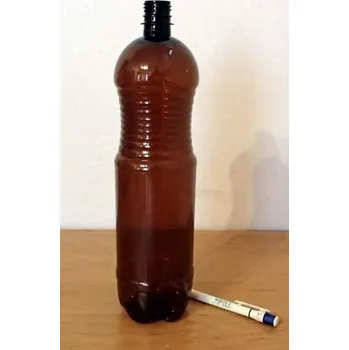 Láhev PET lahev 1,5 l hnědá cena=1ks