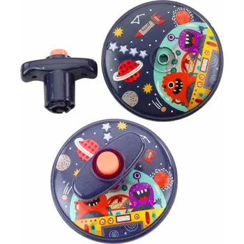 Gadget Hütermann Barevný svítící disk - vesmírné UFO- káča