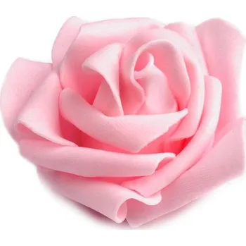 umělá květina Dekorační pěnová růže Ø6 cm 10ks - 3 růžová sv.