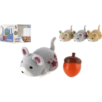 Figurka Teddies Veverka se žaludem - 5 cm - na baterie