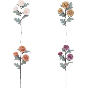 umělá květina Chryzantéma X3 - 63 cm mix barev Barva: Mix