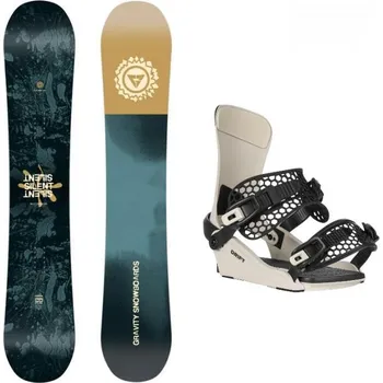 Snowboard Gravity Silent 25/26 pánský snowboard + Gravity Drift bone/black 25/26 vázání 161 cm + XL (EU 46-48) + DÁREK + Doprava ZDARMA