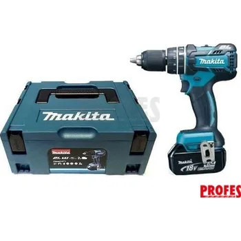 Elektrické nířadí Makita DHP480RMJ aku vrtačka s příklepem 18V/4.0Ah + Kufr Systainer Makpac