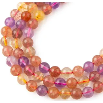 Dětské navlékací korálky Korálky z minerálu Super 7 6 mm