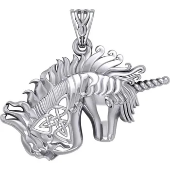 Přívěsek JEDNOROŽEC, závěs na krk. stříbro 925