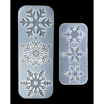 Forma na odlévání Silikonové formy – sady vloček Druh: 1