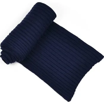 Šála Dámský klasický zimní šál tmavě modrý