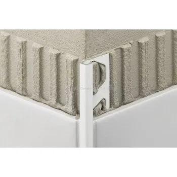 Stavební profil QUADEC-AC Ukon. profil H=8mm, délka: 2,5m, Hl. lak Bílá