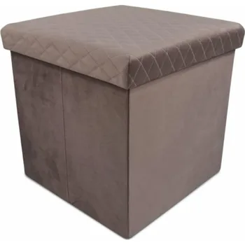 Nákupní taška DOMOLETTI Pouf Mateo, růžový, 38 cm x 38 cm x 38 cm