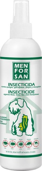 Menforsan antiparazitní sprej na pelíšek proti blechám a klíšťatům pro psy, 250 ml