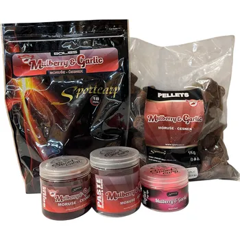 Návnadová surovina Sportcarp Vánoční Set Krmení Mulberry Garlic