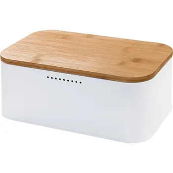 chlebník Butlers BREAD'N'BREAKFAST Chlebník s víkem - bílá