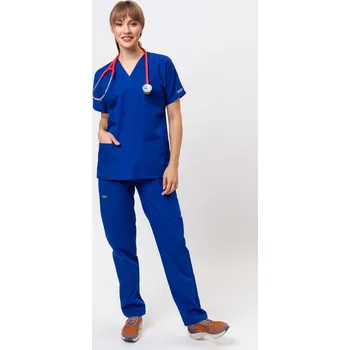 Dámský overall Lékařská dámská souprava Cherokee Originals (halena V-neck, kalhoty N.Rise) tmavě modrá