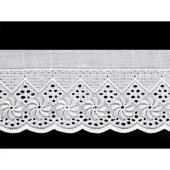 Krajka Madeira - štykování šíře 80 mm METRÁŽ
