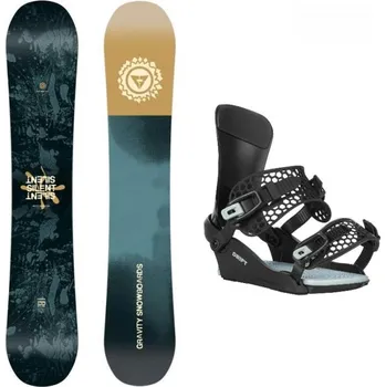 Snowboard Gravity Silent 25/26 pánský snowboard + Gravity Drift black/sage vázání 161 cm + XL (EU 46-48) + DÁREK + Doprava ZDARMA