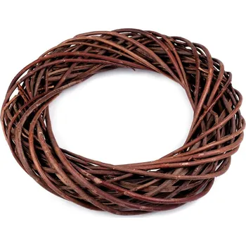 Věnec Proutěný věnec Ø40 cm - 4 hnědá přírodní