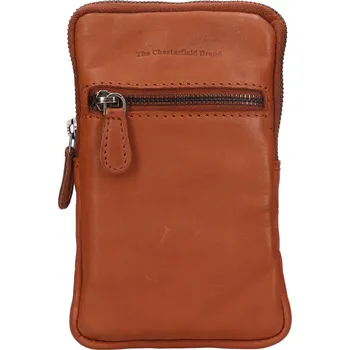 Peněženka Dámská kožená crossbody kabelka na doklady The Chesterfield Brand Salva - koňak