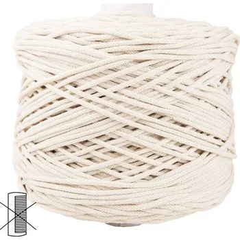 Obraz Manumi Macramé šňůra 5mm natural 500m