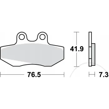 Brzdová destička Sada brzdových destiček, kotoučové brzdy TRW MCB629