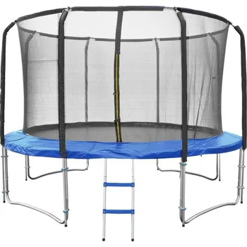 Trampolína Fitness King Trampolína DELUXE 366 cm + ochranná síť + schůdky + DÁREK + Doprava ZDARMA
