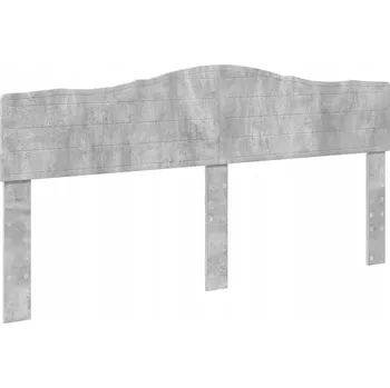 Čelo postele s čelo Betonově šedá 180 cm Kompozitní dřevo
