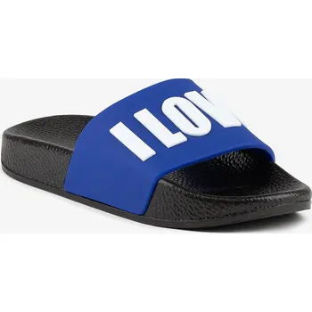 Chlapecké pantofle Chlapecké pantofle COQUI RUKI Black/Royal love 31/32