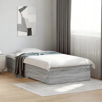 Postel Jednolůžková dřevěná postel VidaXL 90x220 cm, vícebarevná