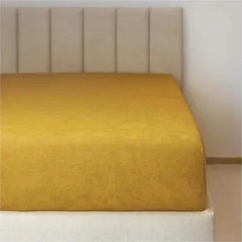 Prostěradlo Jiří Polášek Napínací froté prostěradlo HOŘČICE č. 66 Velikost: 160x200 na výšku 23-26 cm