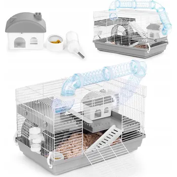 Klec pro křečka, morče a hlodavce s kompletním vybavením Petsi