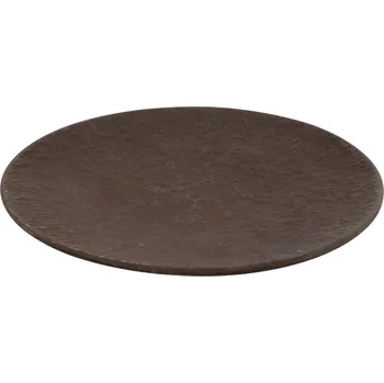 Kovový talíř Donte M rezavý, 42 cm