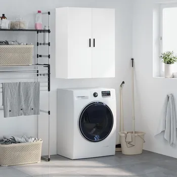 Příborník do zásuvky Nástěnná skříňka bílá 69,5 x 34 x 90 cm