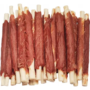 Pamlsek pro psa Hovězí tyčinky s jehněčím masem 13cm Happy Snacky 500g