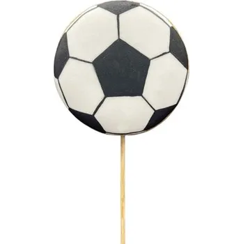 Jedlá dekorace na dort Fotbalový míč z perníku