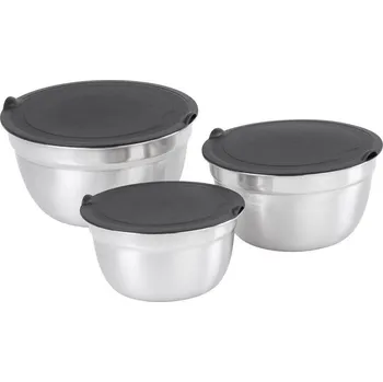 Hrnec Miska MagicHome, nerez, s vekom, 14-16-18 cm, sada 3 ks