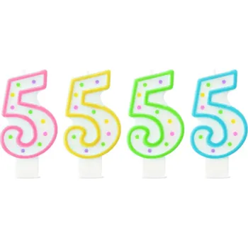 GD Svíčky dortové DOTS 5 tečky 296882