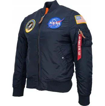 Alpha Industries pánská bunda bomber bez kapuce MA-1VF NASA, velikost M