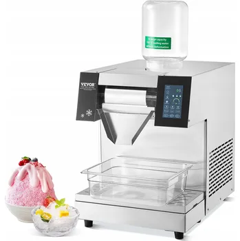 Výrobník ledu Drtič ledu s chlazením vzduchem - pro zmrzlinu a nápoje 260 kg/24h