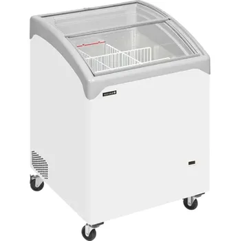 Mraznička Pultová mraznička prosklené oblé víko Tefcold NIC 101 SCEB
