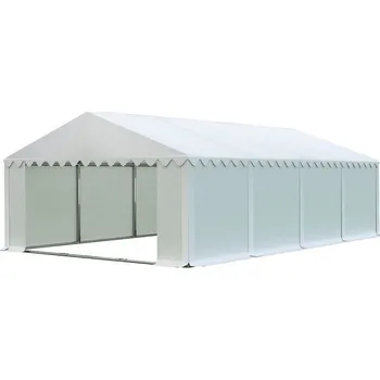 Zahradní stan Skladový stan 6x8m bílá PREMIUM