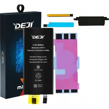 Baterie pro mobilní telefon DEJI Baterie bez BMS pro iPhone 11, článek 3110mAh, 100% kondice